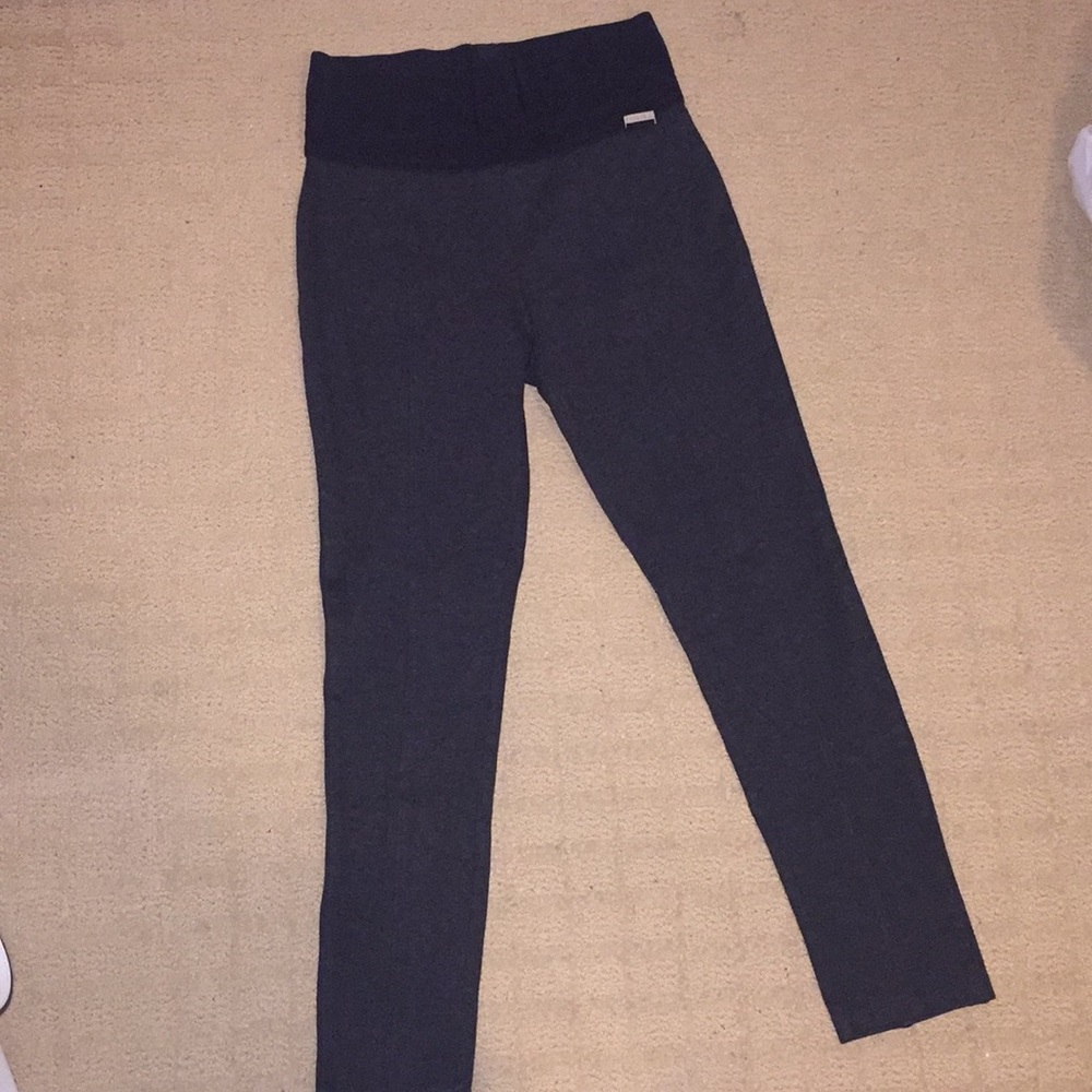 Calvin Klein stretchy gray dress ankle pant